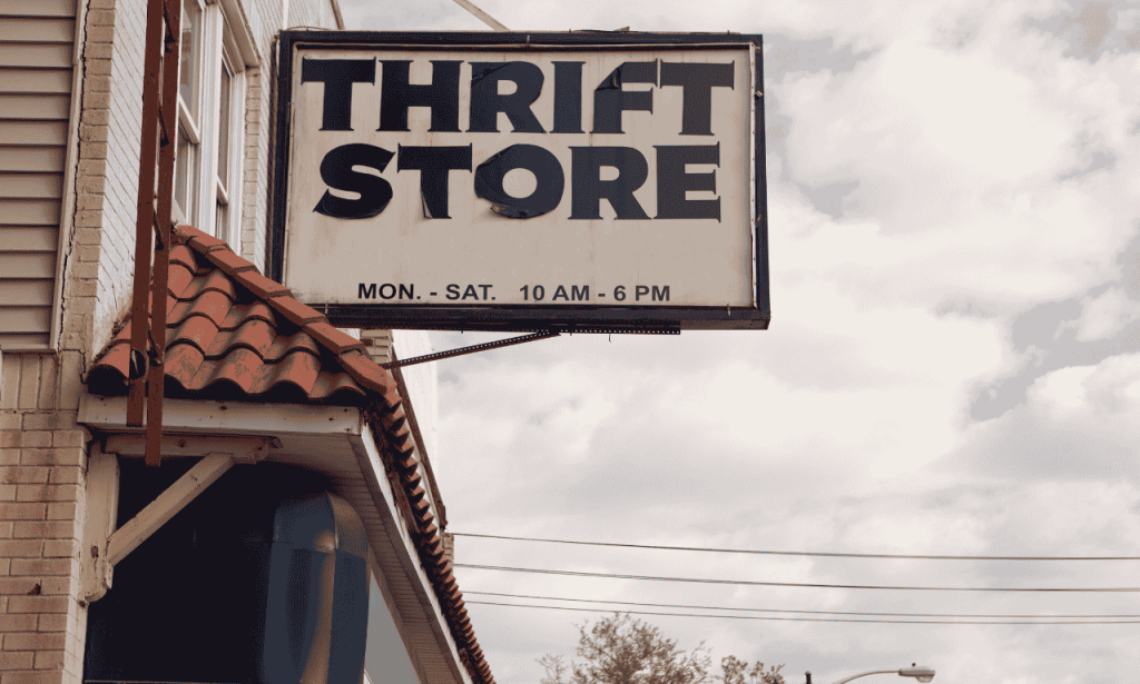 Thrift Stores and Secondhand Sites